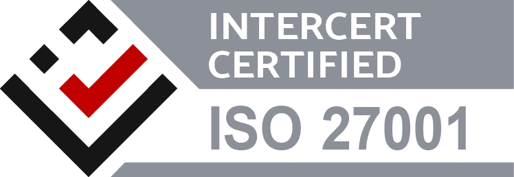 Intercert certified ISO 27001
