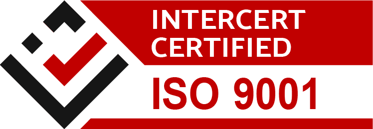 Intercert certified ISO 9001
